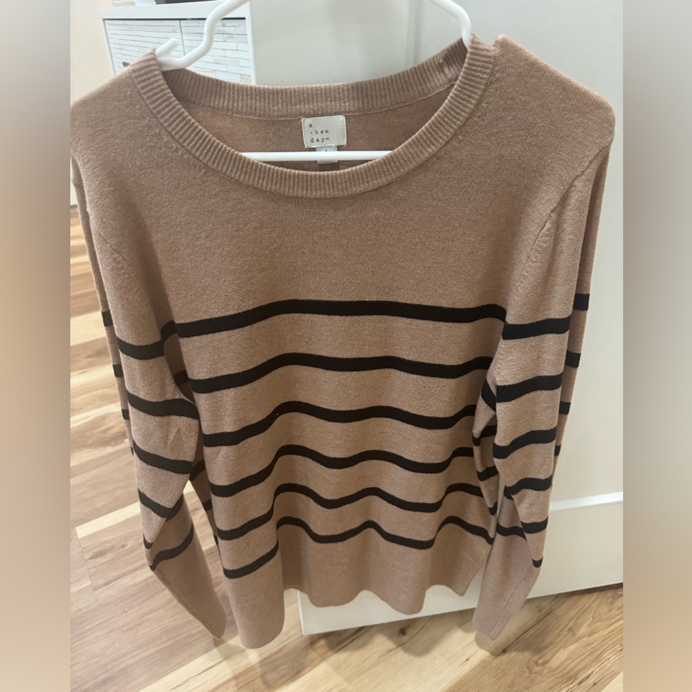 A New Day Striped Sweater